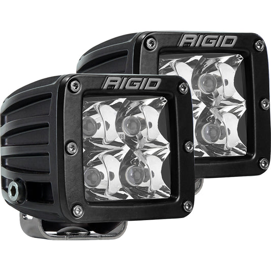 RIGID Industries D-Series PRO Hybrid-Spot LED - Pair - Black [202213] - First Stop Marine