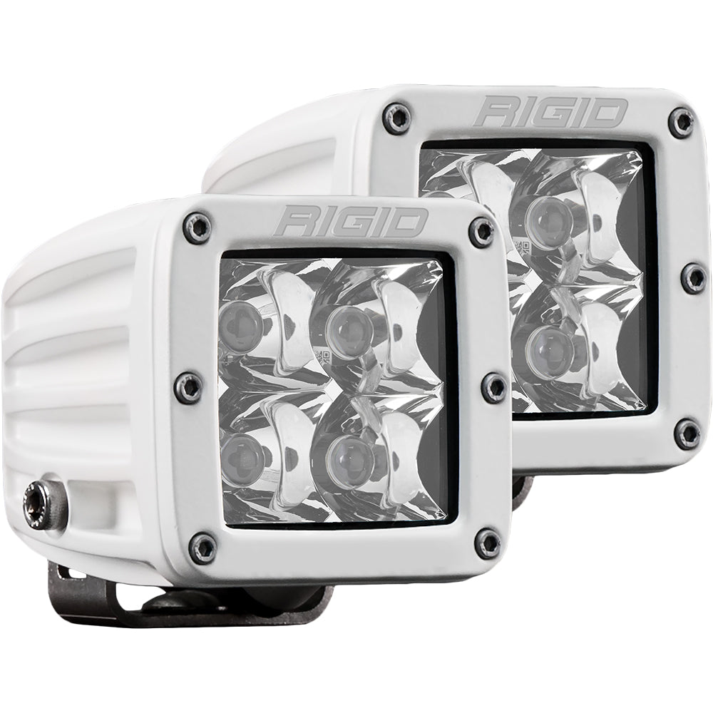 RIGID Industries D-Series PRO Hybrid-Spot LED - Pair - White [602213] - First Stop Marine