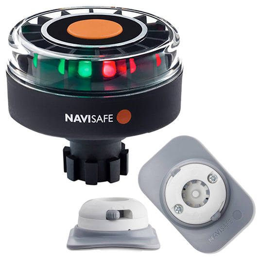 Navisafe Navilight Tricolor 2NM w/Navibolt Base  RIB Mount - White [342KIT4] - First Stop Marine