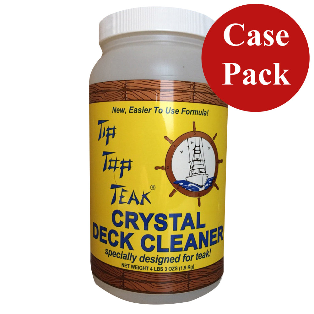 Tip Top Teak Tip Top Teak Crystal Deck Cleaner - Half Gallon (4lbs 3oz) - *Case of 6* [TC 2001CASE] - First Stop Marine