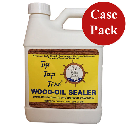 Tip Top Teak Tip Top Teak Wood Oil Sealer - Quart - *Case of 12* [TS 1001CASE] - First Stop Marine