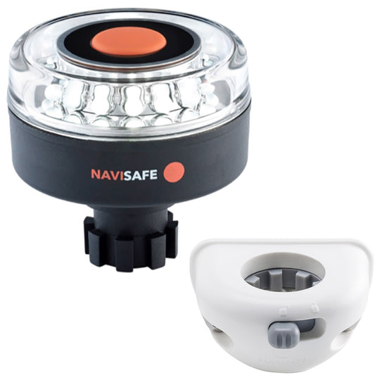 Navisafe Navilight 360 2NM w/Navibolt Base  Vertical Mount - White [042KIT6] - First Stop Marine