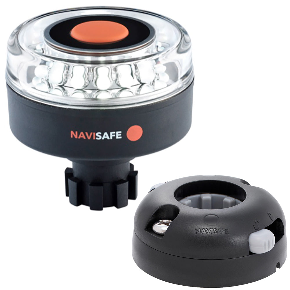 Navisafe Navilight 360 2NM w/Navibolt Base  Horizontal Mount - Black [042KIT7] - First Stop Marine