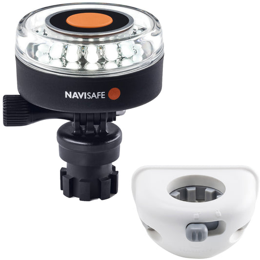 Navisafe Navilight 360 2NM White w/Navimount Base  Vertical Mount - White [040KIT6] - First Stop Marine