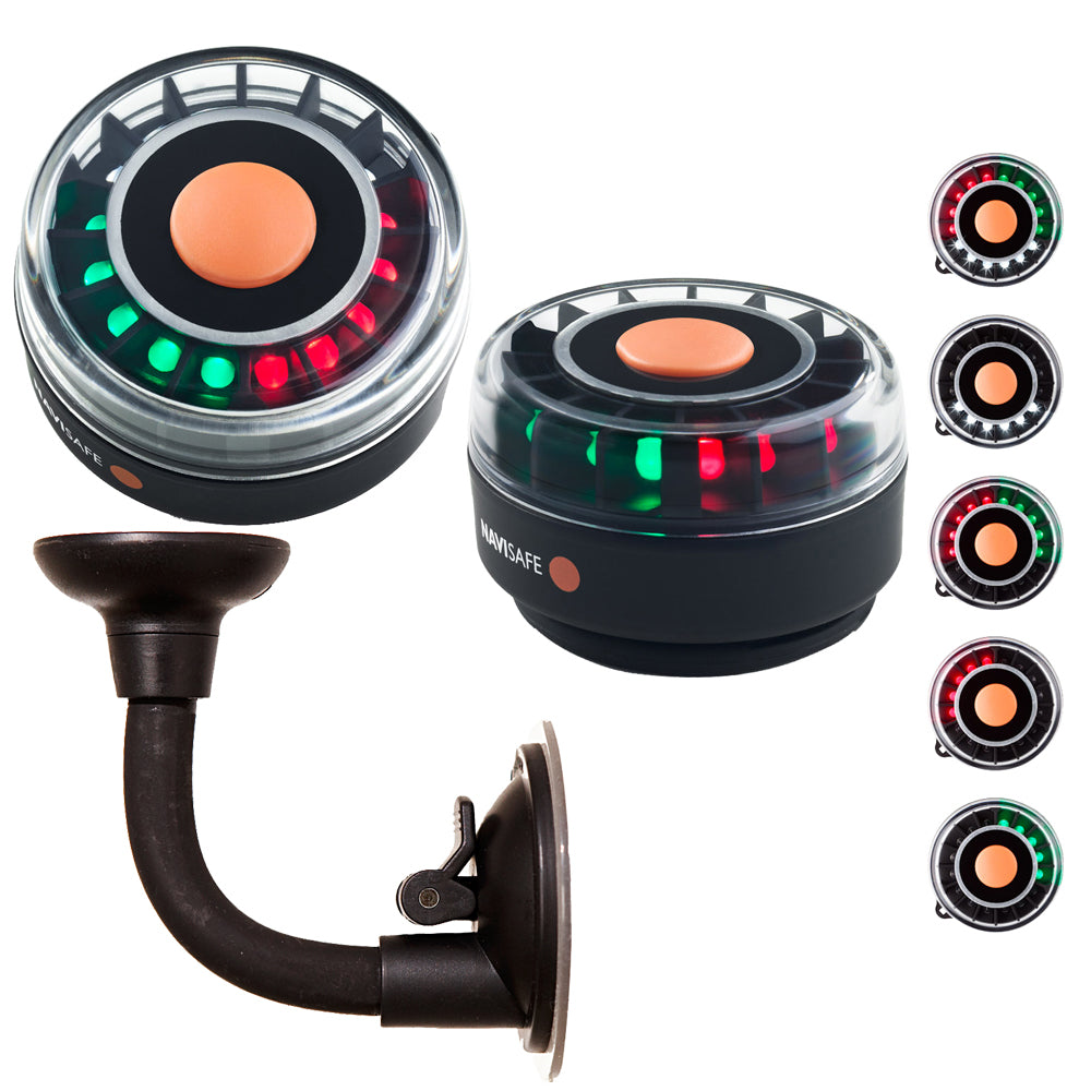 Navisafe Portable Navilight 2NM - TriColor w/Bendable Suction Cup Mount [305KIT2] - First Stop Marine