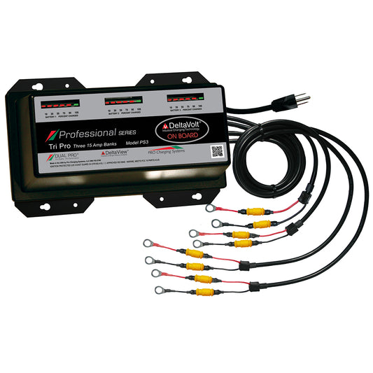 Dual Pro Professional Series Battery Charger - 45A - 3-15A-Banks - 12V-36V [PS3] - First Stop Marine