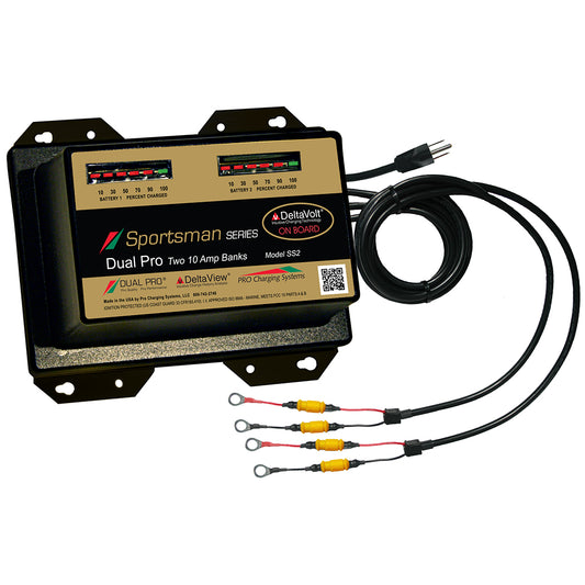 Dual Pro Sportsman Series Battery Charger - 20A - 2-10A-Banks - 12V/24V [SS2] - First Stop Marine