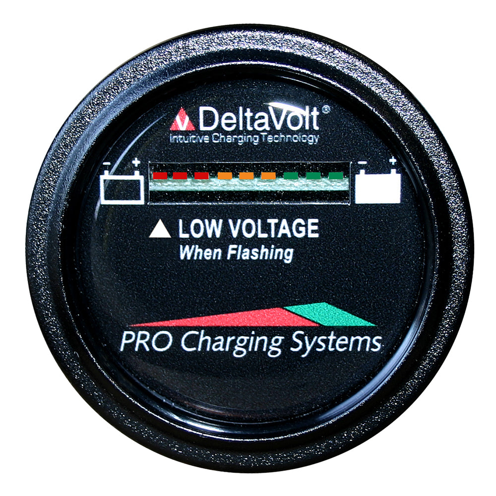Dual Pro Battery Fuel Gauge - DeltaView Link Compatible - 36V System (3-12V Batteries, 6-6V Batteries) [BFGWOV36V] - First Stop Marine