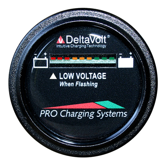 Dual Pro Battery Fuel Gauge - DeltaView Link Compatible - 36V System (3-12V Batteries, 6-6V Batteries) [BFGWOV36V] - First Stop Marine