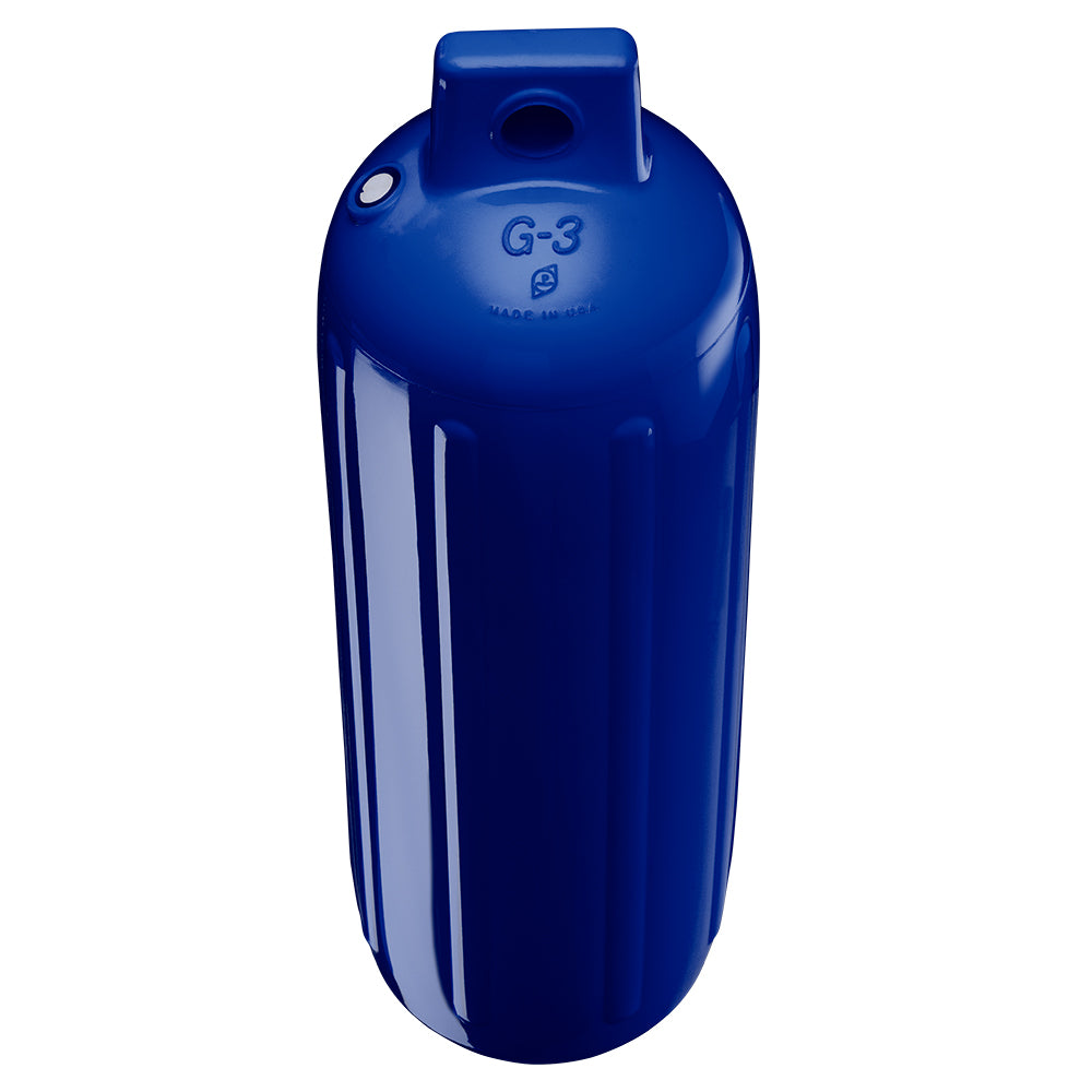 Polyform G-3 Twin Eye Fender 5.5" x 19" - Cobalt Blue w/Adapter [G-3-COBALT BLUE] - First Stop Marine