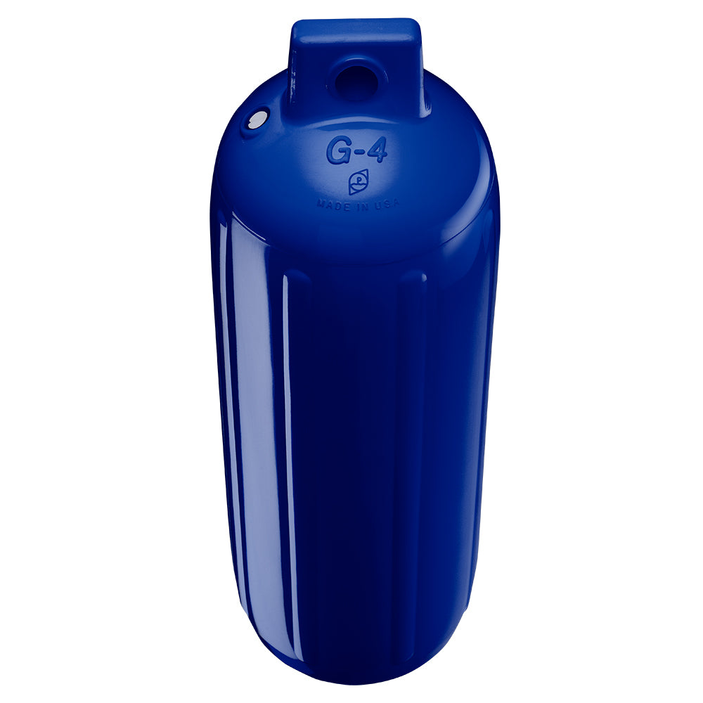 Polyform G-4 Twin Eye Fender 6.5" x 22" - Cobalt Blue w/Adapter [G-4-COBALT BLUE] - First Stop Marine