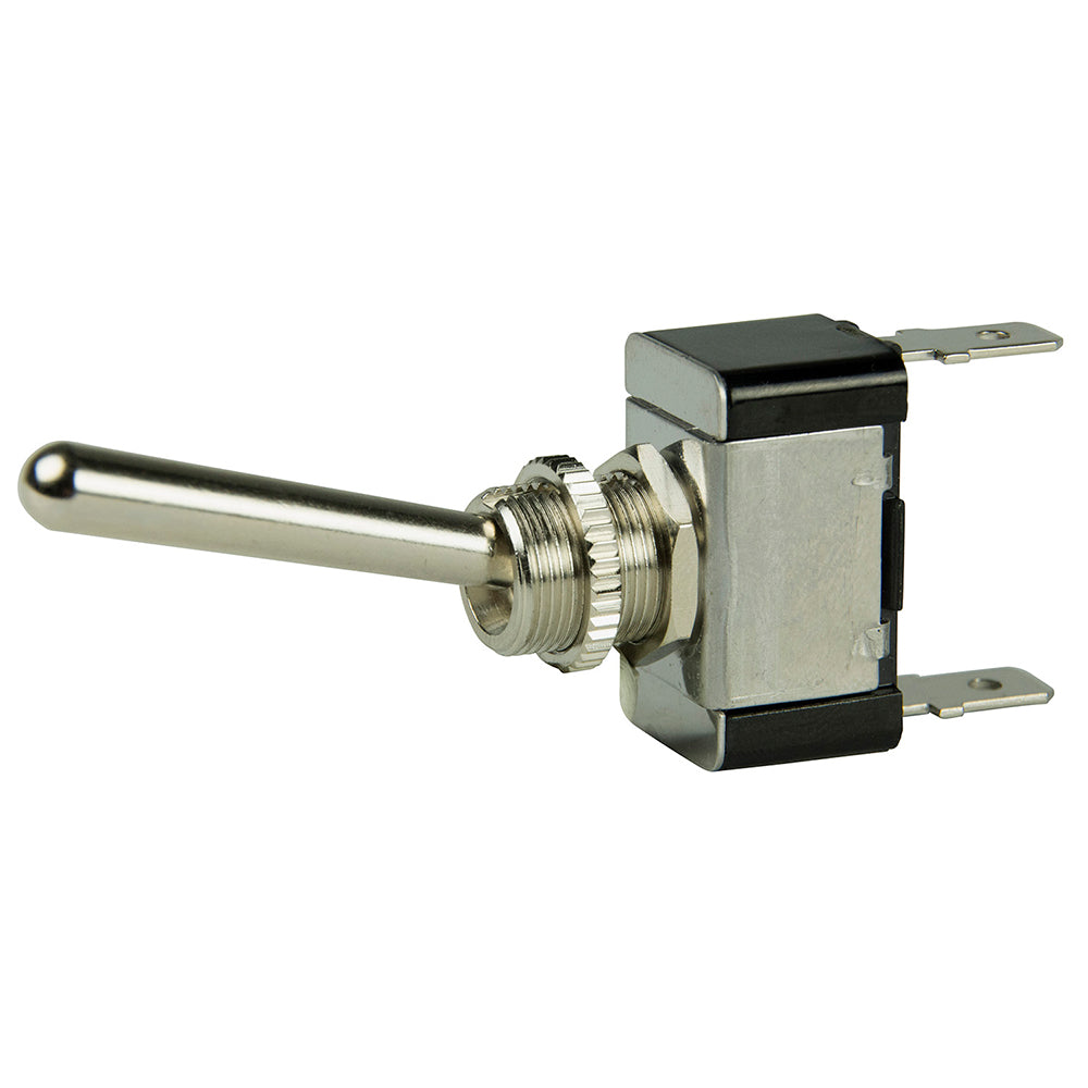 BEP SPST Chrome Plated Long Handle Toggle Switch - ON/OFF [1002013] - First Stop Marine