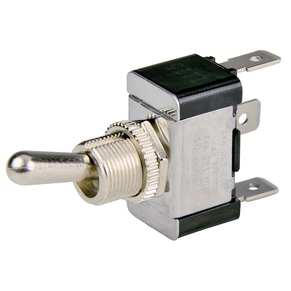 BEP SPDT Chrome Plated Toggle Switch - ON/OFF/ON [1002001] - First Stop Marine