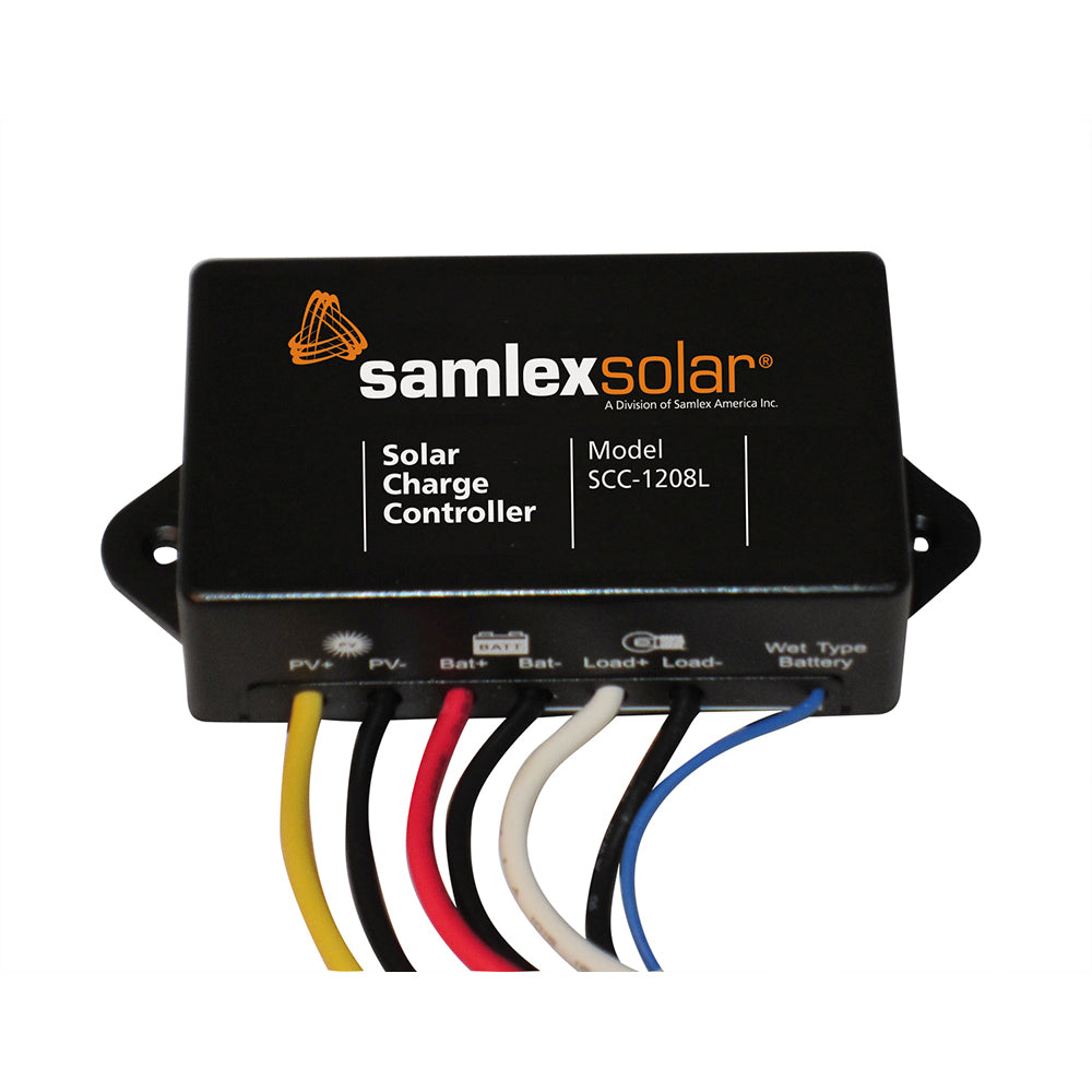 Samlex Solar Charge Controller - 12V - 8A [SCC-1208L] - First Stop Marine
