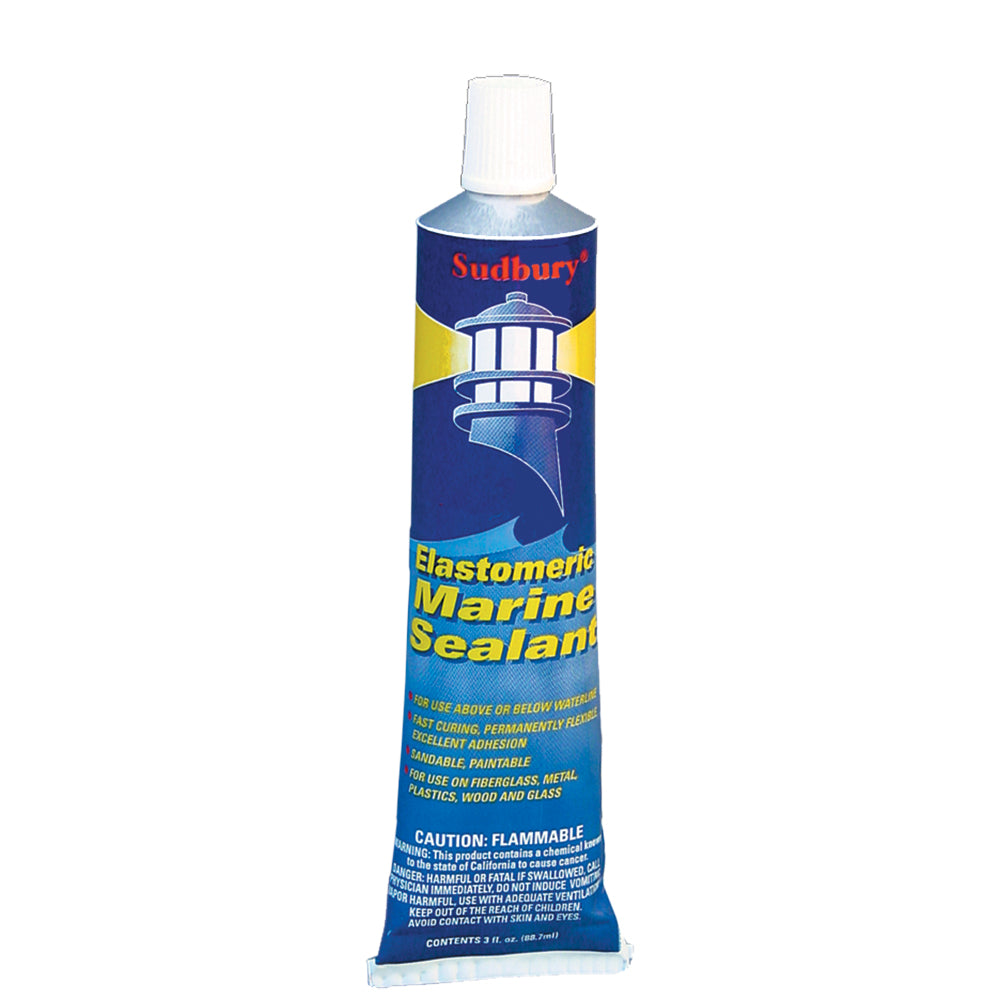 Sudbury Elastomeric 3 oz (89ml) Sealant Tube - White [320] - First Stop Marine