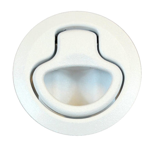 Southco Flush Pull Latch - Pull To Open - Non-Locking White Plastic [M1-63-1] - First Stop Marine