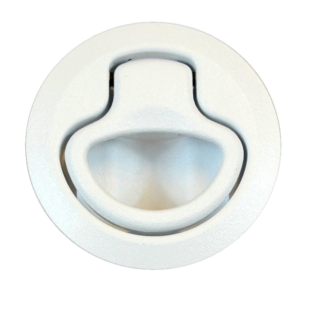 Southco Flush Pull Latch - Push To Close - Medium - White [M1-61-1] - First Stop Marine