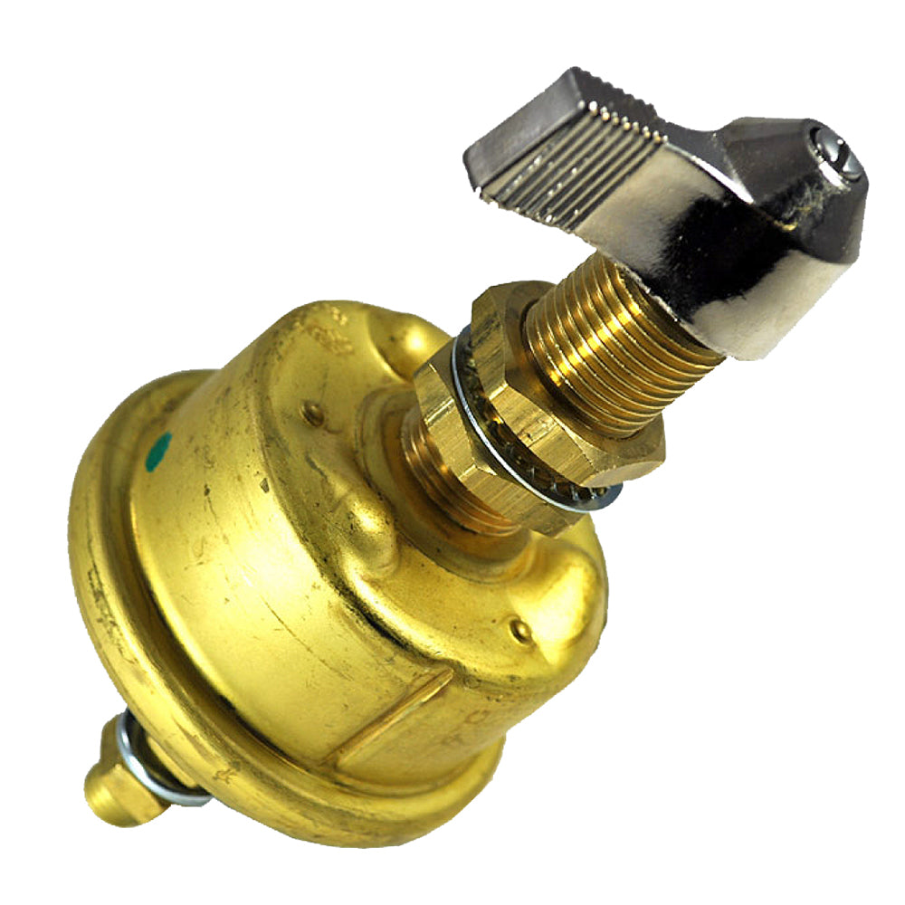 Cole Hersee Single Pole Brass Marine Battery Switch - 175 Amp - Continuous 1000 Amp Intermittent [M-284-BP] - First Stop Marine