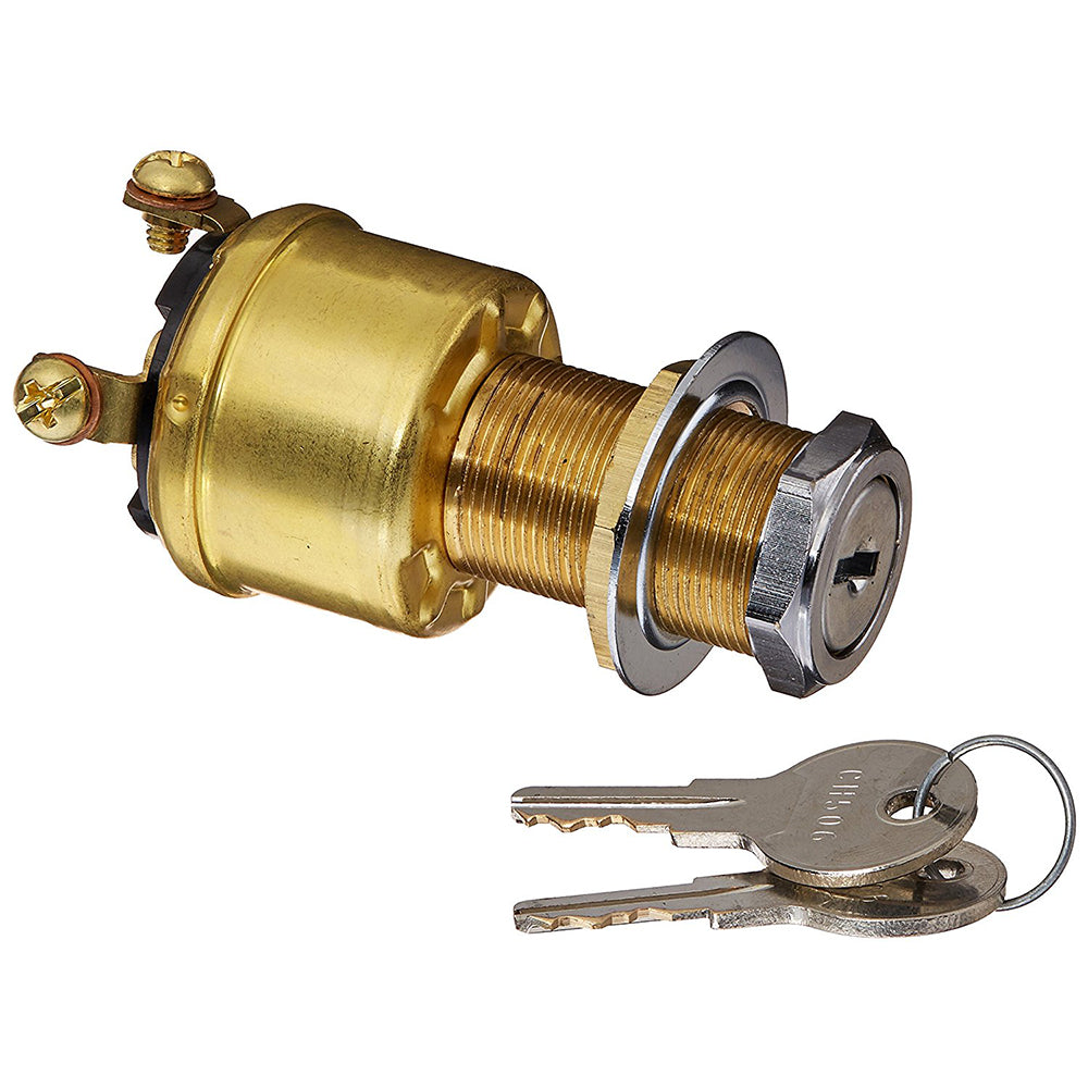 Cole Hersee 4 Position Brass Ignition Switch [M-712-BP] - First Stop Marine