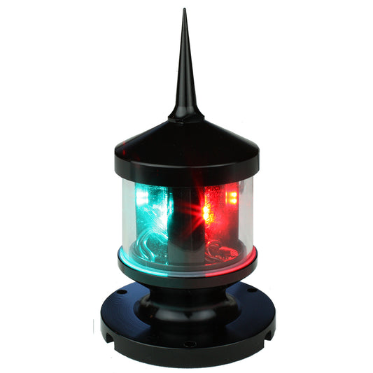 Lunasea Tri-Color/Anchor/Strobe LED Navigation Light [LLB-53BK-01-00] - First Stop Marine