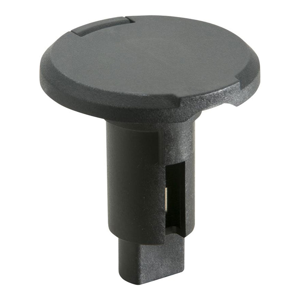 Attwood LightArmor Plug-In Base - 2 Pin - Black - Round [910R2PB-7] - First Stop Marine