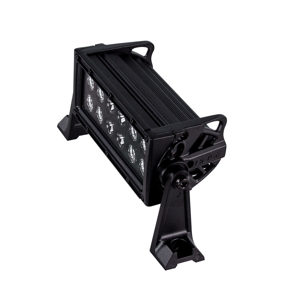 HEISE Dual Row Blackout LED Light Bar - 8" [HE-BDR8] - First Stop Marine