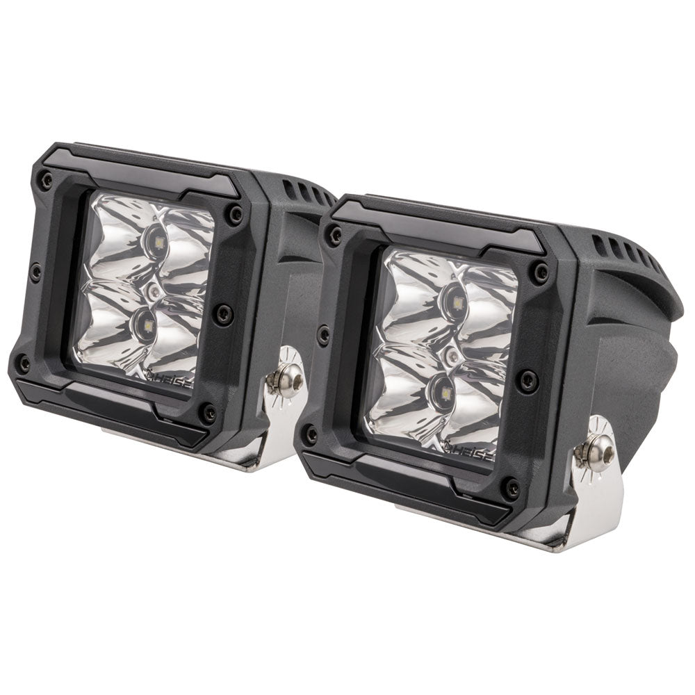 HEISE 4 LED Cube Light w/Harness - Spot Beam- 3" - 2 Pack [HE-HCL2S2PK] - First Stop Marine