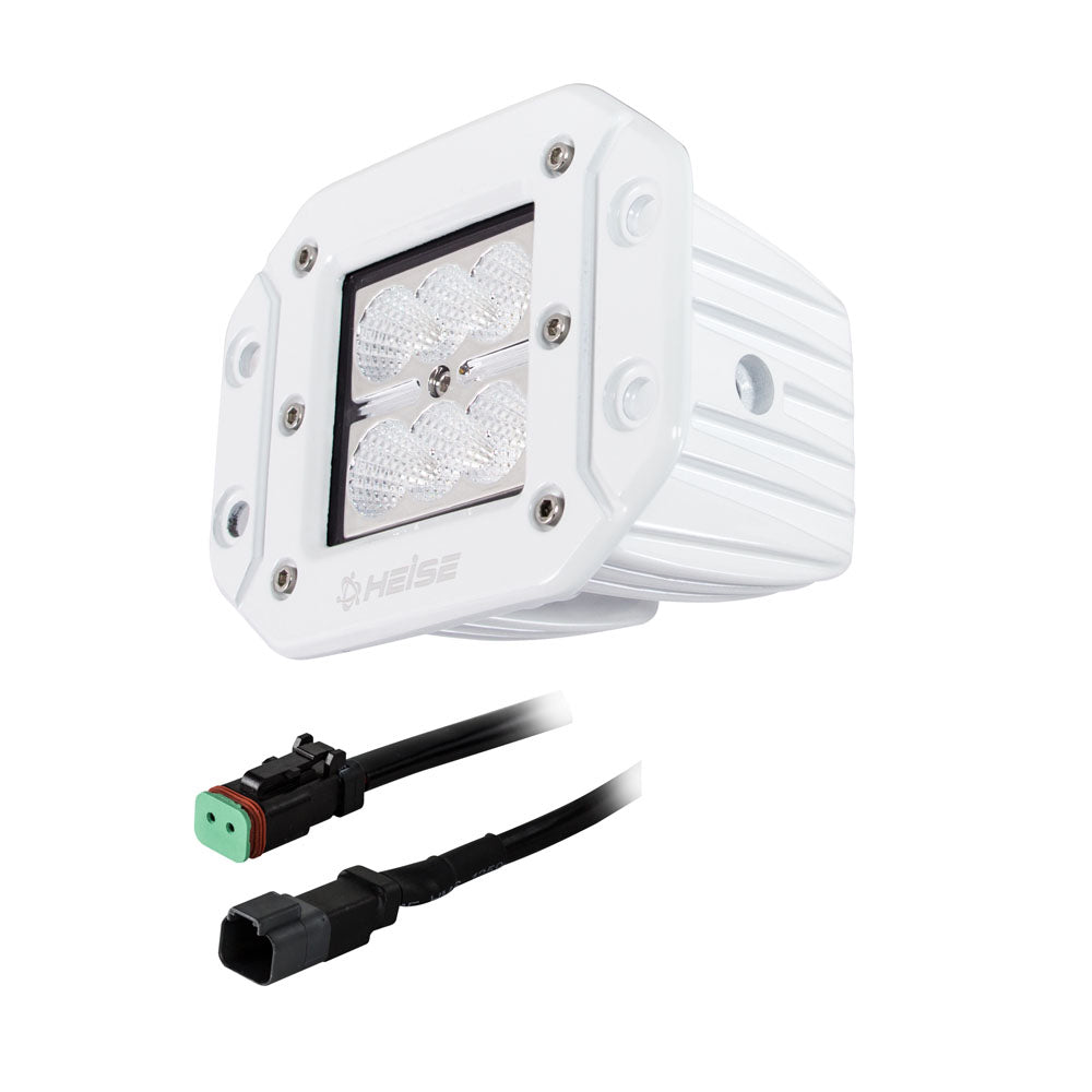 HEISE 6 LED Marine Cube Light - Flush Mount - 3" [HE-MFMCL3] - First Stop Marine