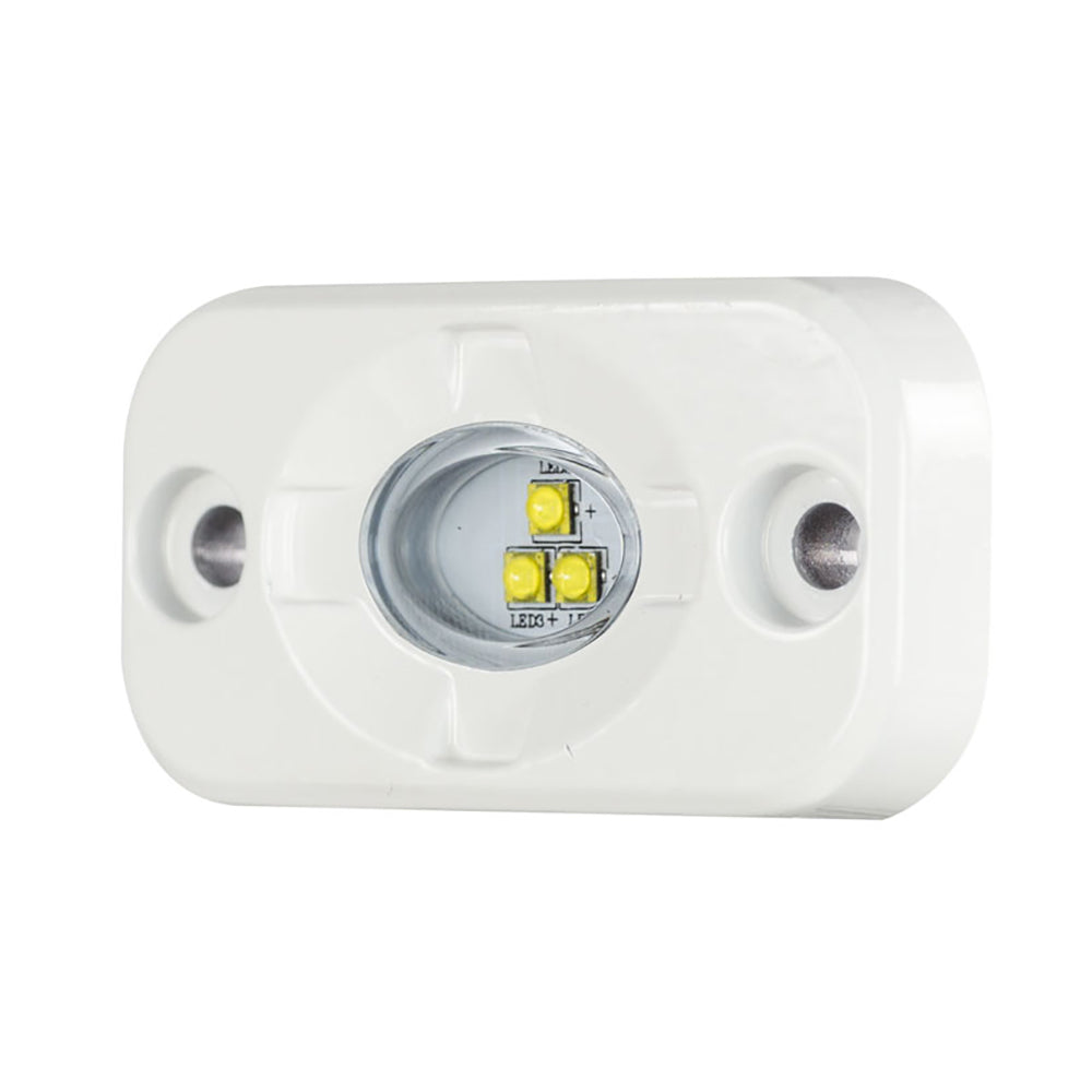 HEISE Marine Auxiliary Accent Lighting Pod - 1.5" x 3" - White/White [HE-ML1] - First Stop Marine