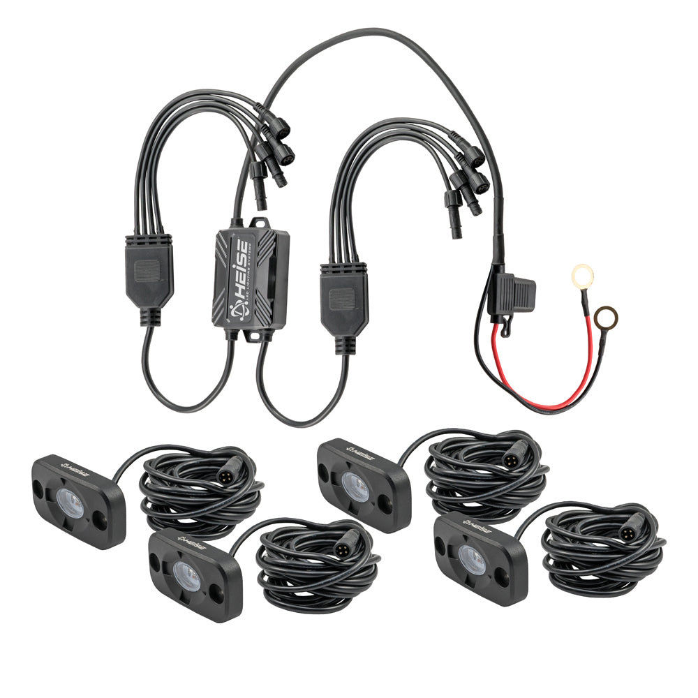 HEISE RGB Accent Lighting Kit - 4 Pack [HE-4TLRGBK] - First Stop Marine