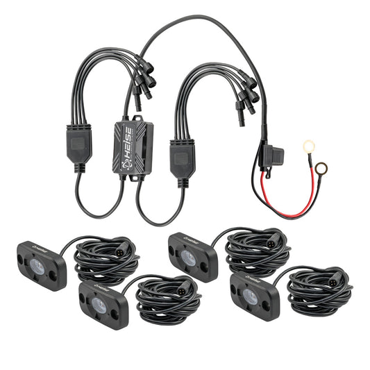 HEISE RGB Accent Lighting Kit - 4 Pack [HE-4TLRGBK] - First Stop Marine
