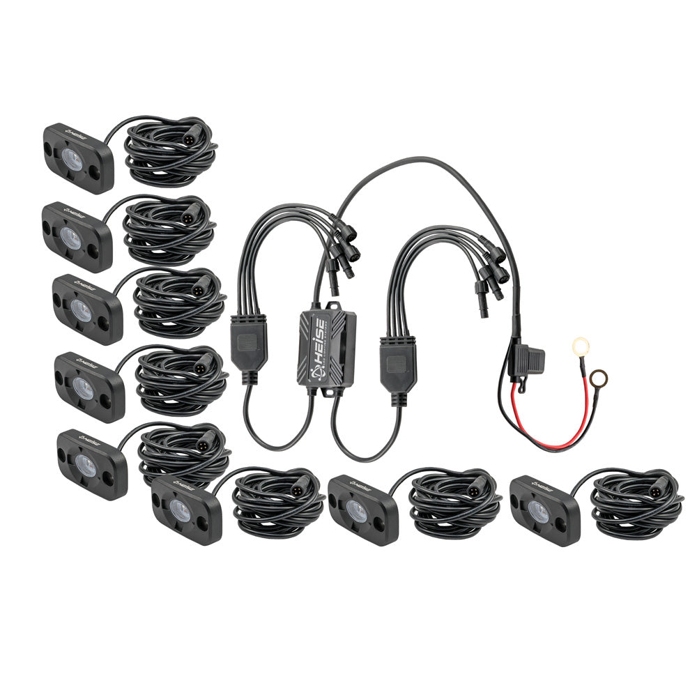 HEISE RGB Accent Lighting Kit - 8 Pack [HE-8TLRGBK] - First Stop Marine