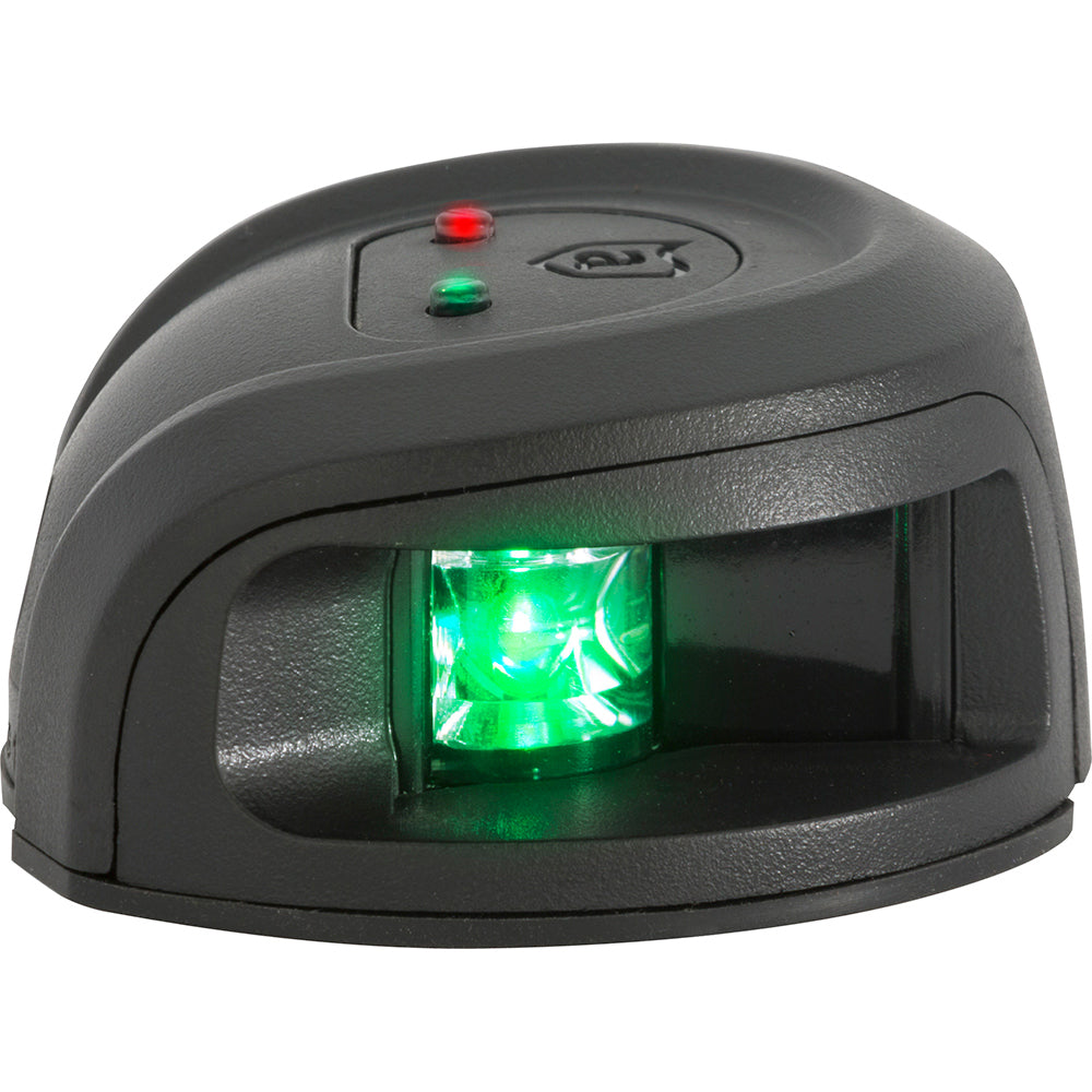 Attwood LightArmor Bow Mount Navigation Light - Composite Black - Bi-Color - 2NM [NV2002PB-7] - First Stop Marine