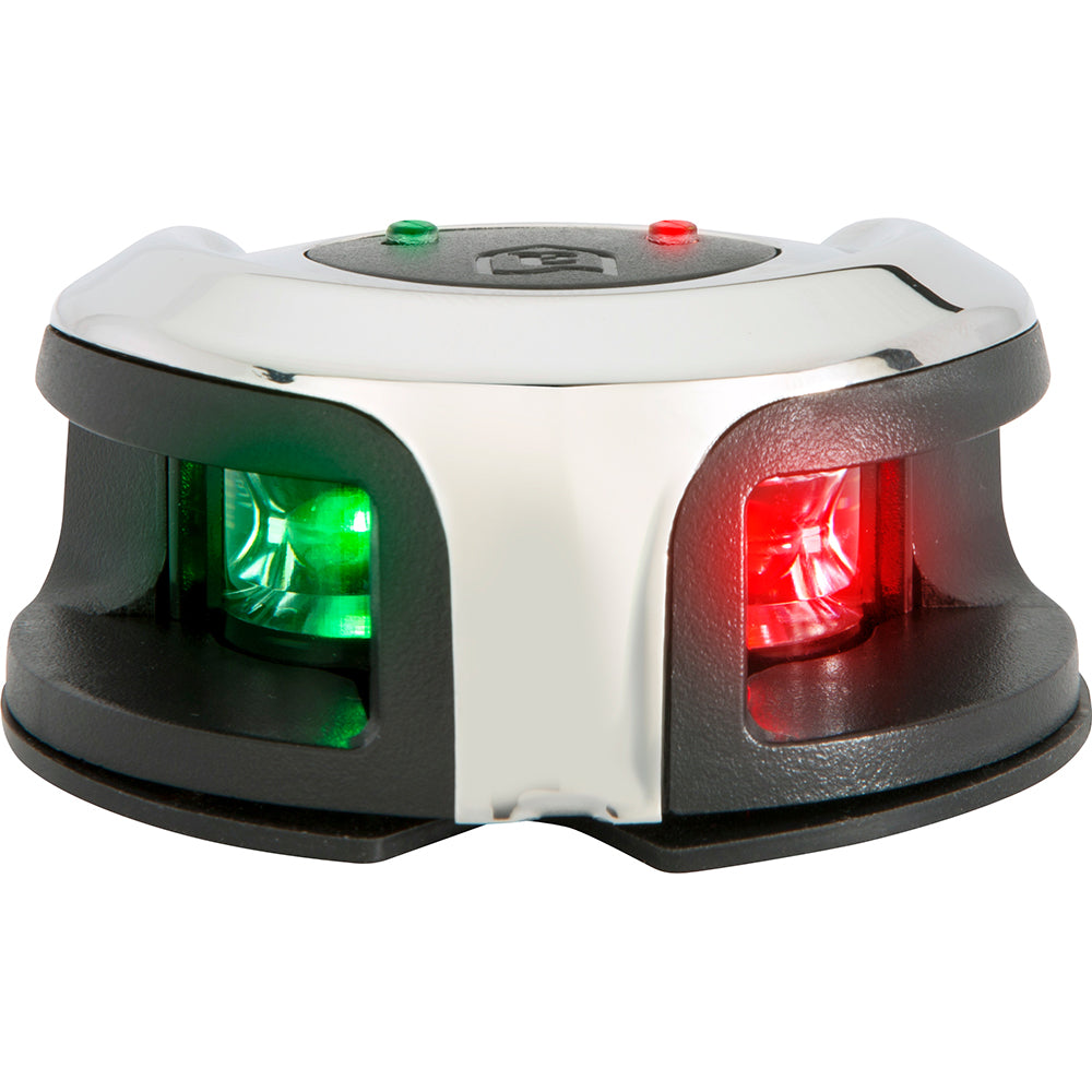 Attwood LightArmor Bow Mount Navigation Light - Stainless Steel - Bi-Color - 2NM [NV2002SS-7] - First Stop Marine