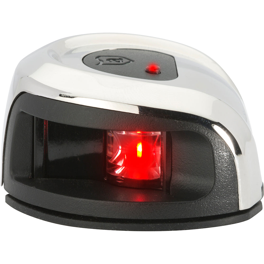 Attwood LightArmor Deck Mount Navigation Light - Stainless Steel - Port (red) - 2NM [NV2012SSR-7] - First Stop Marine