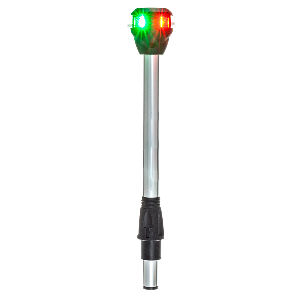 Attwood LightArmor Bi-Color Navigation Pole Light w/Task Light - Straight - 10" [NV6LC2-10-7] - First Stop Marine