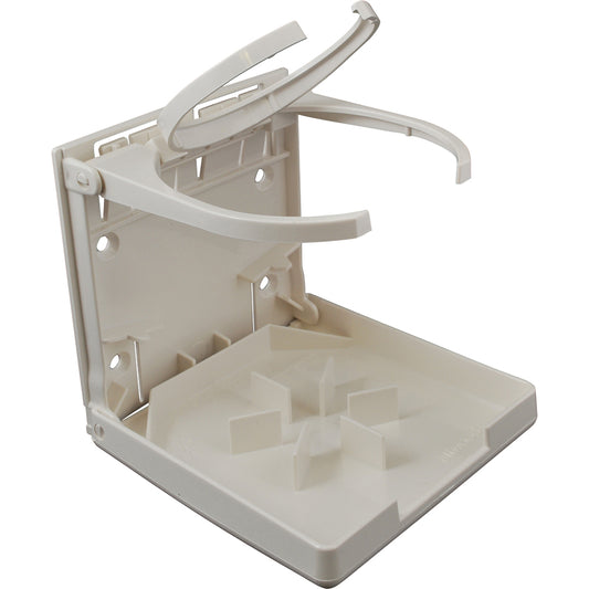 Attwood Fold-Up Drink Holder - Dual Ring - White [2449-7] - First Stop Marine