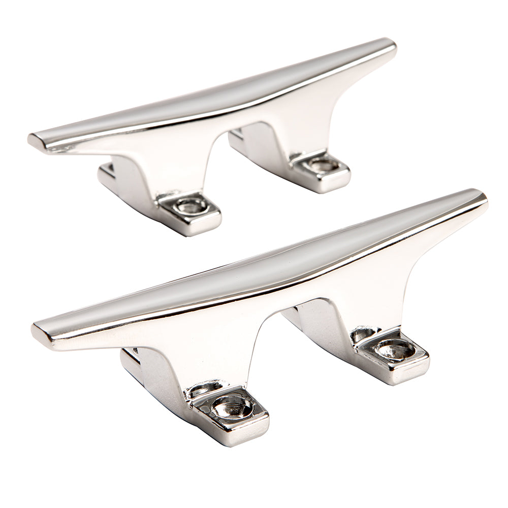 Attwood ZAMAK Chrome Plated Zinc Cleats - Pair - 4-1/2" [6244-6] - First Stop Marine