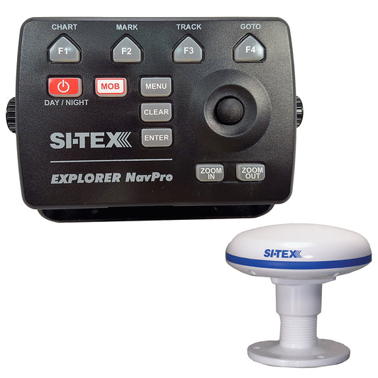 SI-TEX Explorer NavPro w/Wi-Fi  GPK-11 GPS Antenna [EXPLORERNAVPROWIFIW] - First Stop Marine