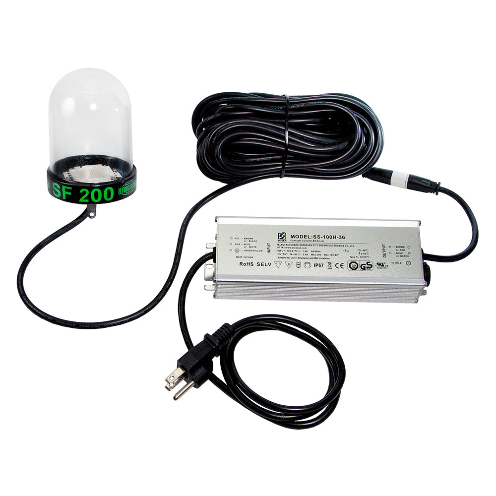 Hydro Glow LED Underwater Dock Light - 200W - 50 Cord - Green [SF200G] - First Stop Marine