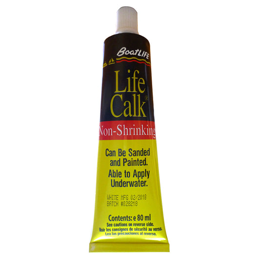 BoatLIFE Life-Calk Sealant Tube - Non-Shrinking - 2.8 FL. Oz - White [1030] - First Stop Marine