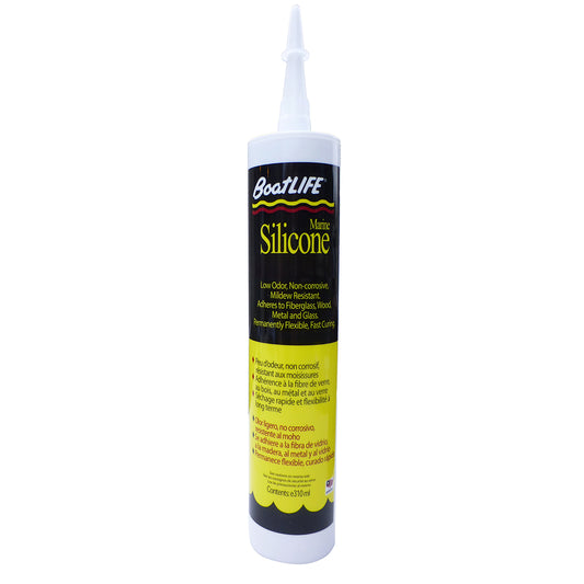 BoatLIFE Silicone Rubber Sealant Cartridge - Clear [1150] - First Stop Marine