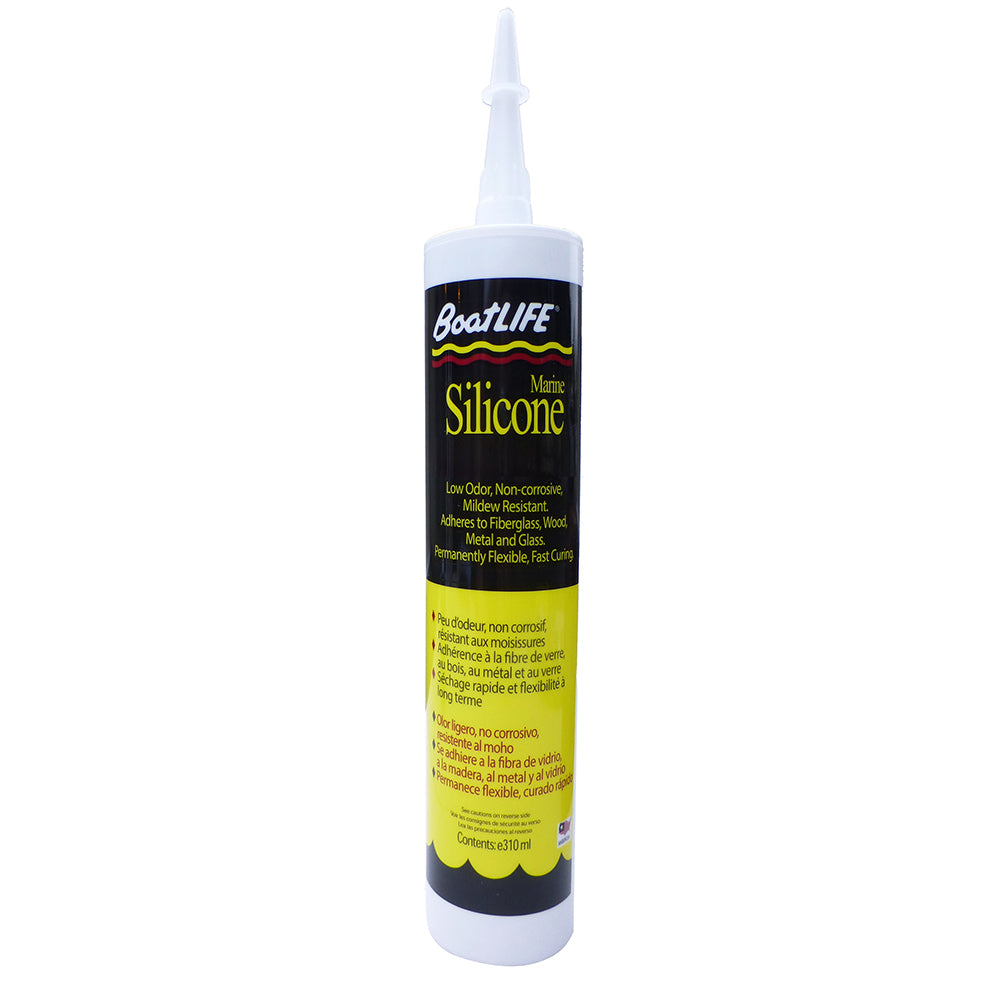 BoatLIFE Silicone Rubber Sealant Cartridge - White [1151] - First Stop Marine