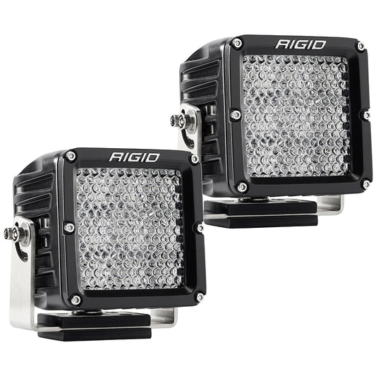 RIGID Industries D-XL PRO Diffused - Pair - Black [322313] - First Stop Marine