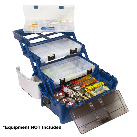 Plano Hybrid Hip 3-Stowaway Tackle Box 3700 - Blue [723700] - First Stop Marine