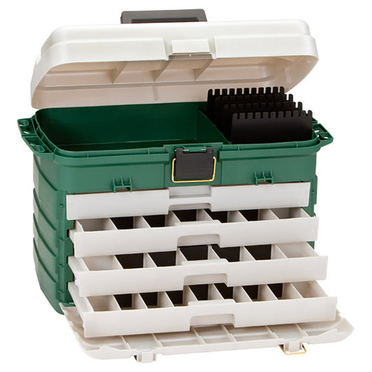 Plano 4-Drawer Tackle Box - Green Metallic/Silver [758005] - First Stop Marine