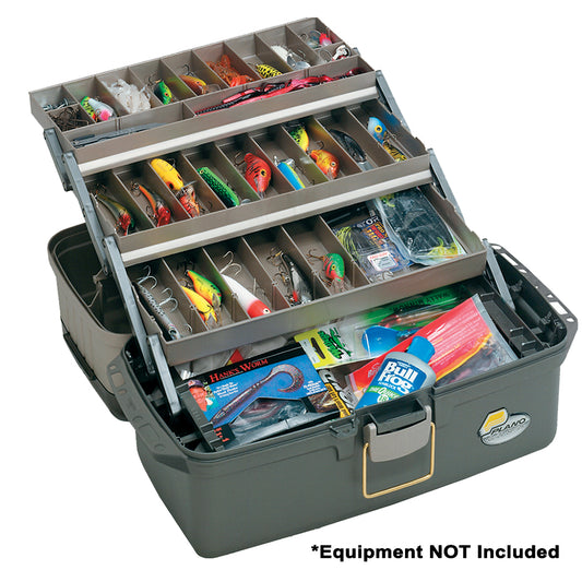 Plano Guide Series Tray Tackle Box - Graphite/Sandstone [613403] - First Stop Marine