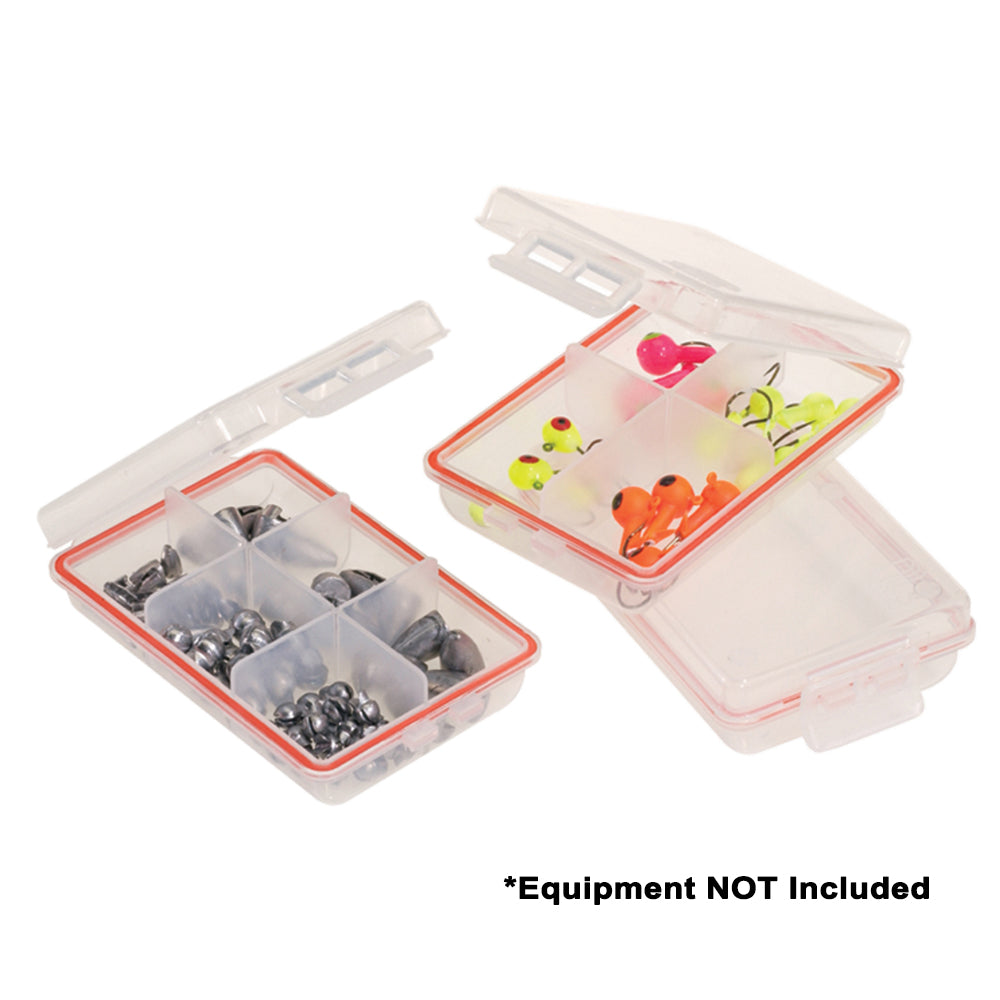 Plano Waterproof Terminal 3-Pack Tackle Boxes - Clear [106100] - First Stop Marine