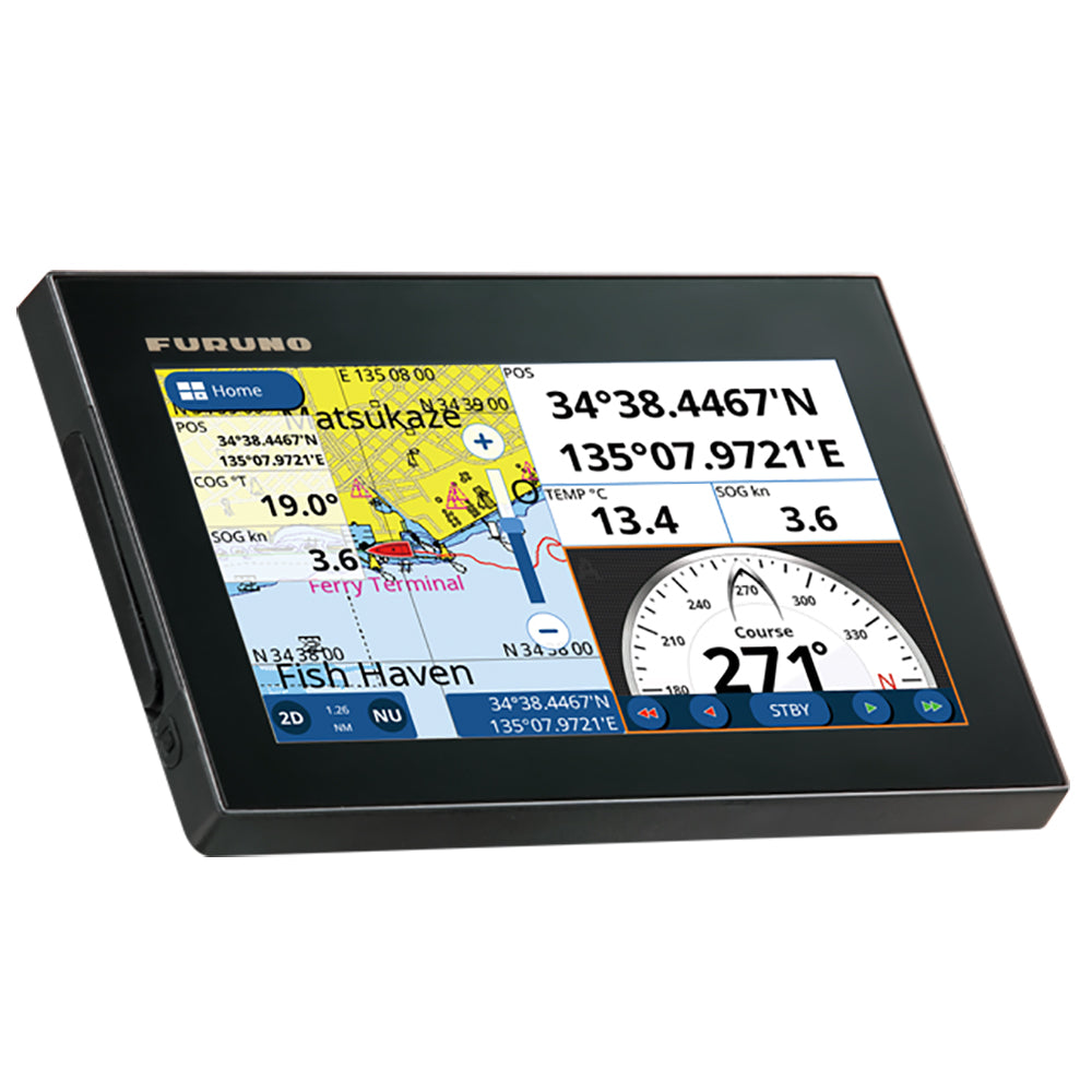 Furuno GP1871F 7" GPS/Chartplotter/Fishfinder 50/200, 600W, 1kW, Single Channel  CHIRP [GP1871F] - First Stop Marine