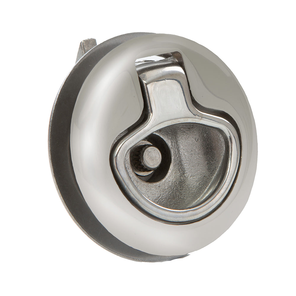 Whitecap Mini Slam Latch Stainless Steel Locking Pull Ring [6138C] - First Stop Marine